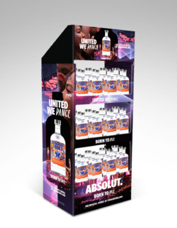 Absolut Tommorowland display