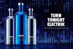 Absolut electric key visual
