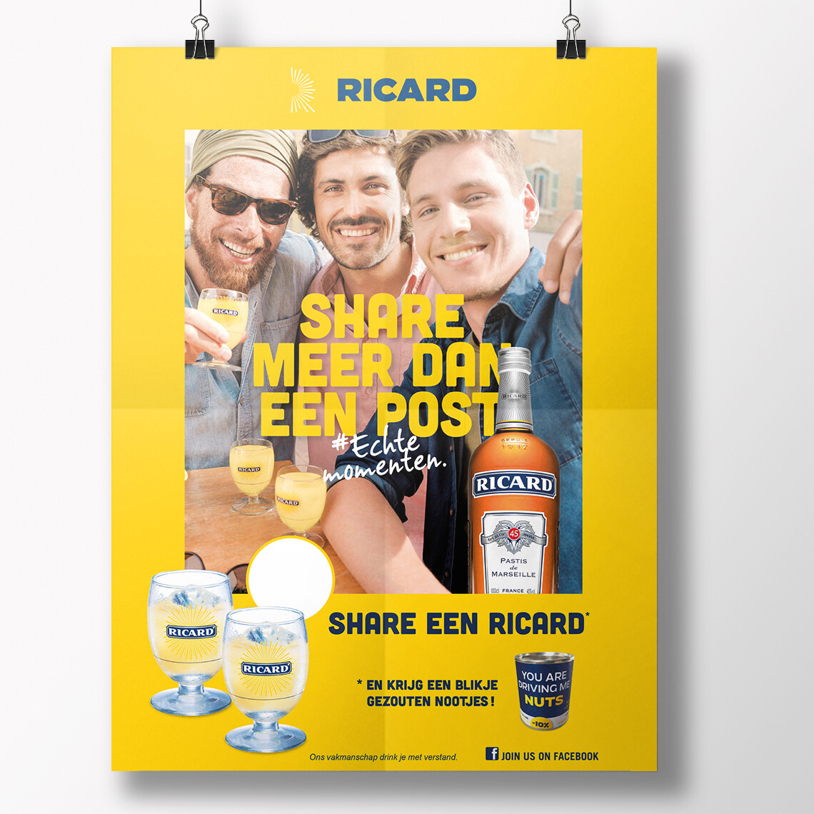 Ricard nuts poster - promotiemateriaal