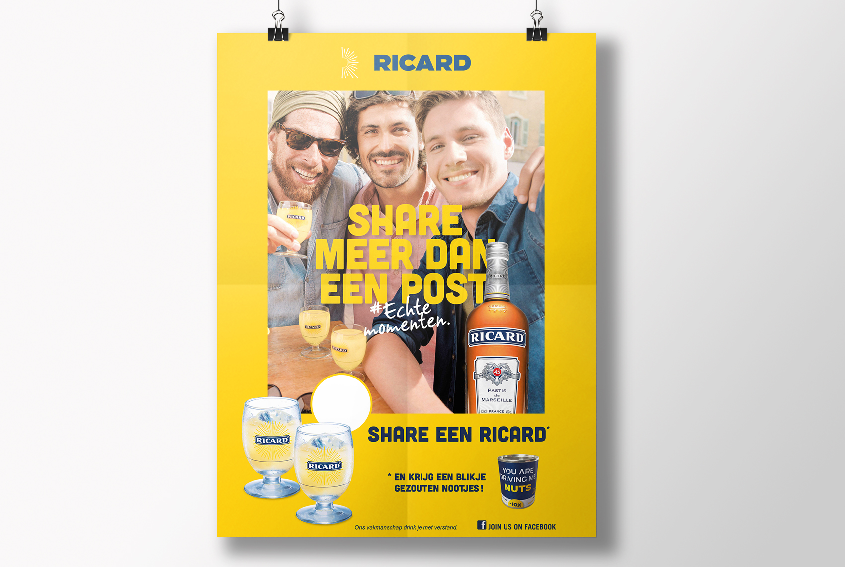 Ricard nuts poster - promotiemateriaal