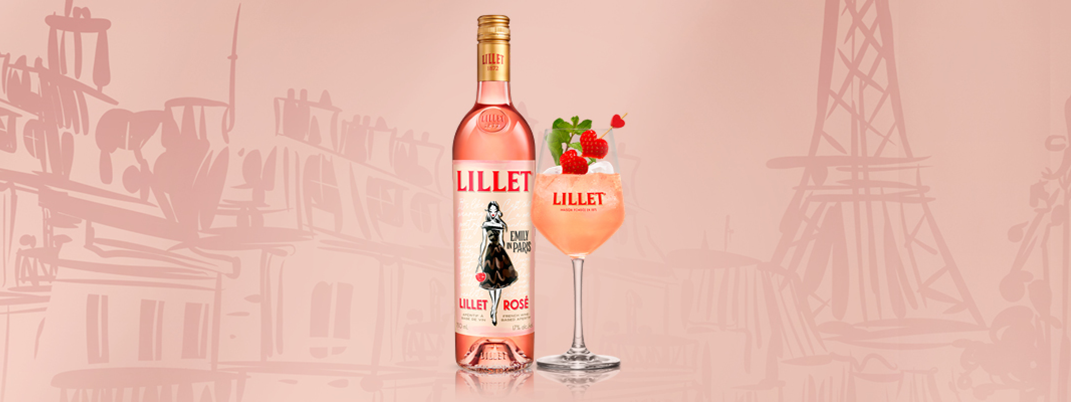 Lillet x Emily in Paris POS header