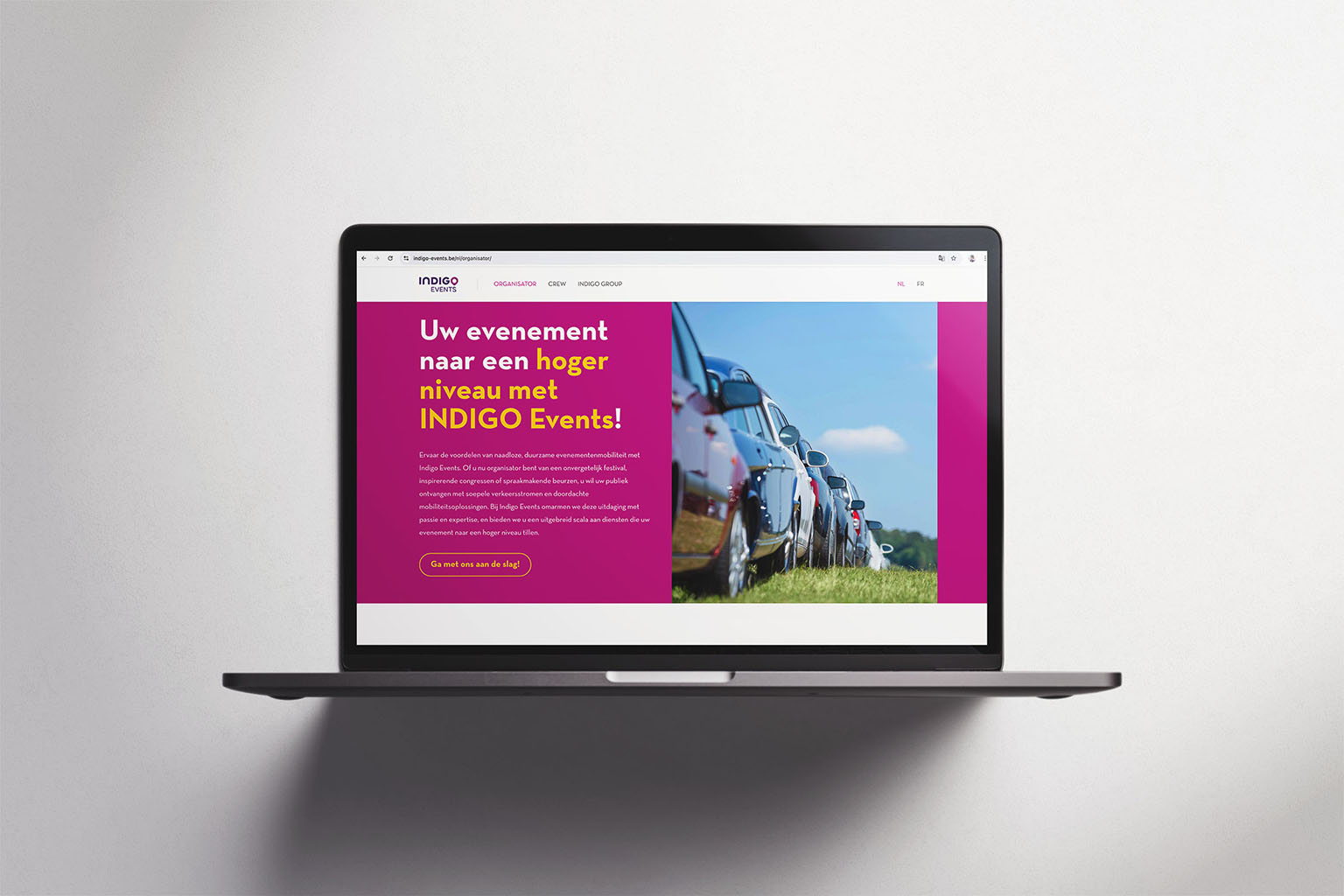 Indigo Events website organisator