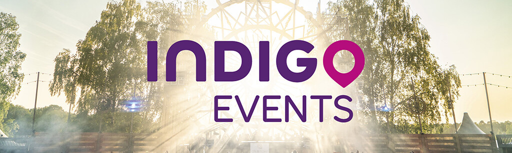 Indigo Events webdesign header x